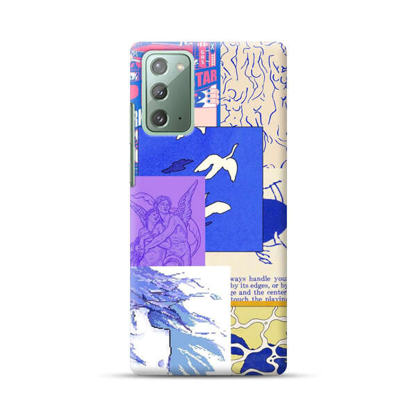 Vibrant Retro Pop Art Collage Samsung Galaxy Note20 (5G) Hard Case