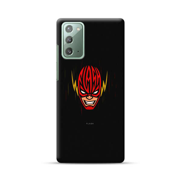 Vibrant Superhero Face with Lightning Bolts Samsung Galaxy Note20 (5G) Hard Case