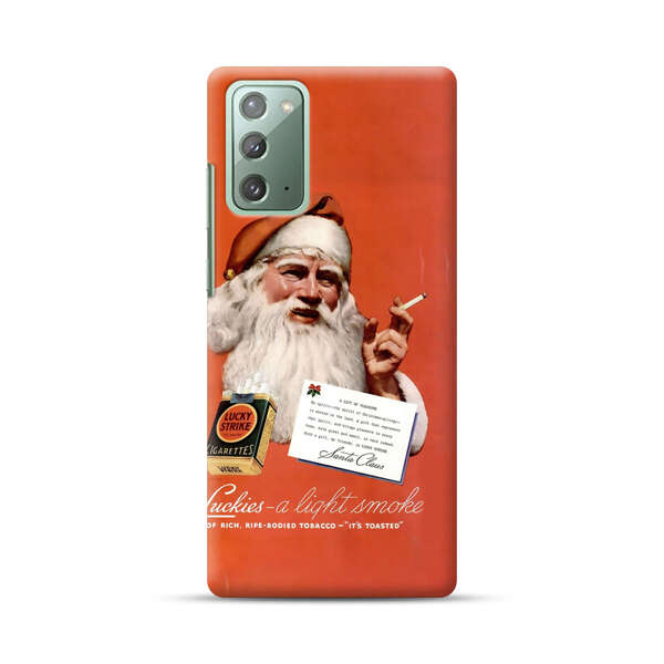 Vintage Santa Claus Smoking Lucky Strike Cigarettes Advertisement Samsung Galaxy Note20 (5G) Hard Case
