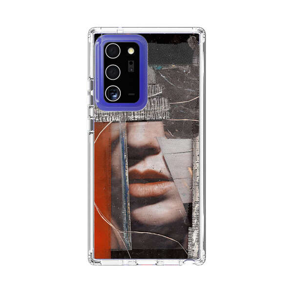 Abstract Collage Close Up Face Samsung Galaxy Note20 Ultra (5G) Case