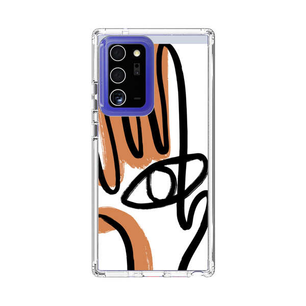 Abstract Minimalist Hand with Eye Samsung Galaxy Note20 Ultra (5G) Case
