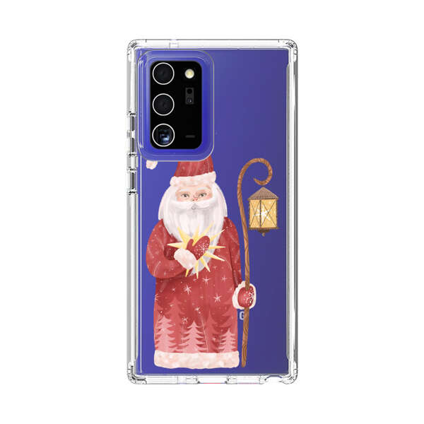 Charming Santa Claus Holding Glowing Heart and Lantern Samsung Galaxy Note20 Ultra (5G) Case