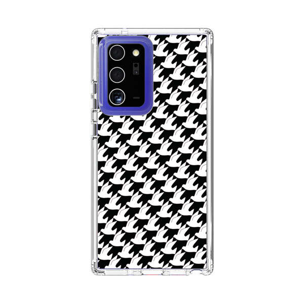 Classic Black and White Houndstooth Pattern Samsung Galaxy Note20 Ultra (5G) Case