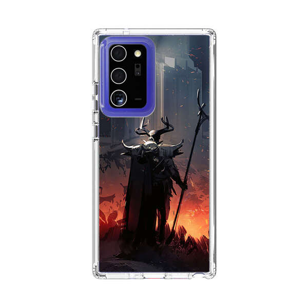 Dark Fantasy Warrior with Horned Helmet Samsung Galaxy Note20 Ultra (5G) Case