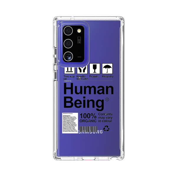 Human Being Fragile Label Design Samsung Galaxy Note20 Ultra (5G) Case