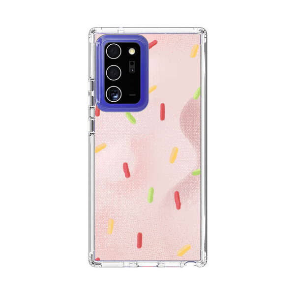 Pastel Pink Sprinkles Pattern Samsung Galaxy Note20 Ultra (5G) Case