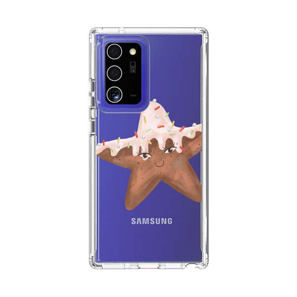 Smiling Gingerbread Star Cookie Samsung Galaxy Note20 Ultra (5G) Case