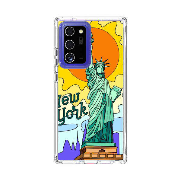 Statue of Liberty New York Artistic Sun Samsung Galaxy Note20 Ultra (5G) Case