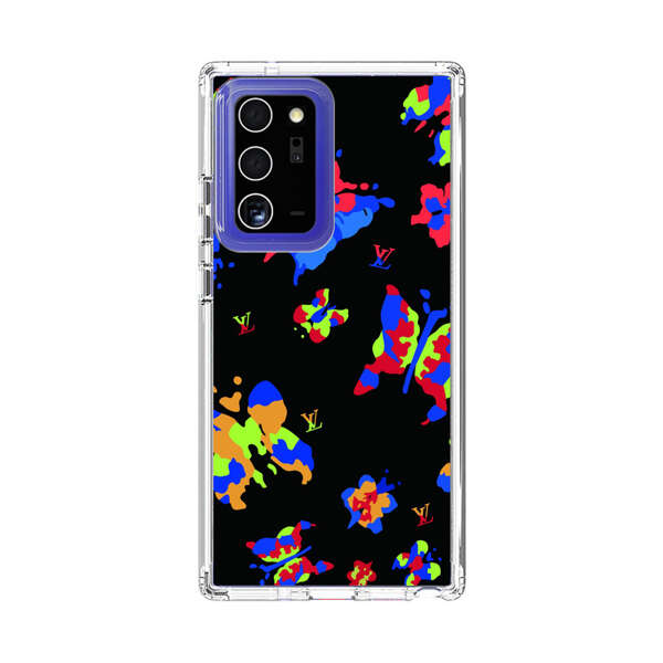 Vibrant Abstract Butterflies and Floral Splashes Samsung Galaxy Note20 Ultra (5G) Case