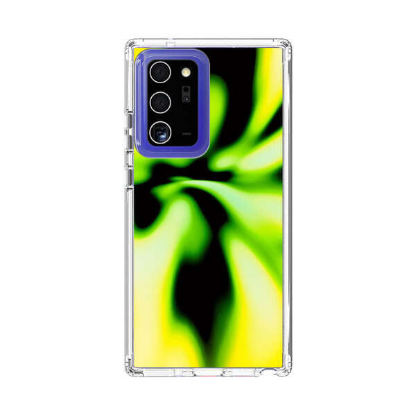 Vibrant Abstract Green and Yellow Swirl Samsung Galaxy Note20 Ultra (5G) Case