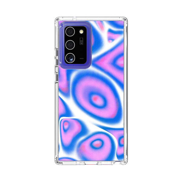 Vibrant Abstract Pink and Blue Swirl Pattern Samsung Galaxy Note20 Ultra (5G) Case