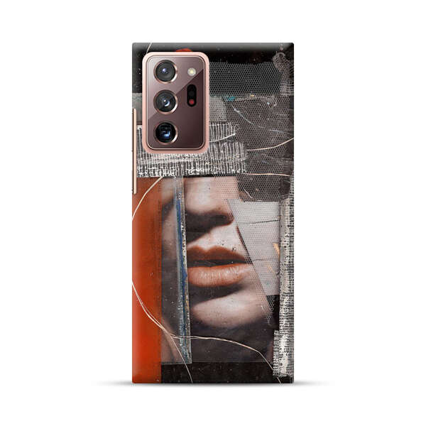 Abstract Collage Close Up Face Samsung Galaxy Note20 Ultra (5G) Hard Case