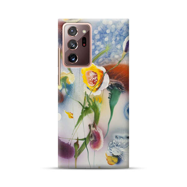 Abstract Colorful Flowers Samsung Galaxy Note20 Ultra (5G) Hard Case