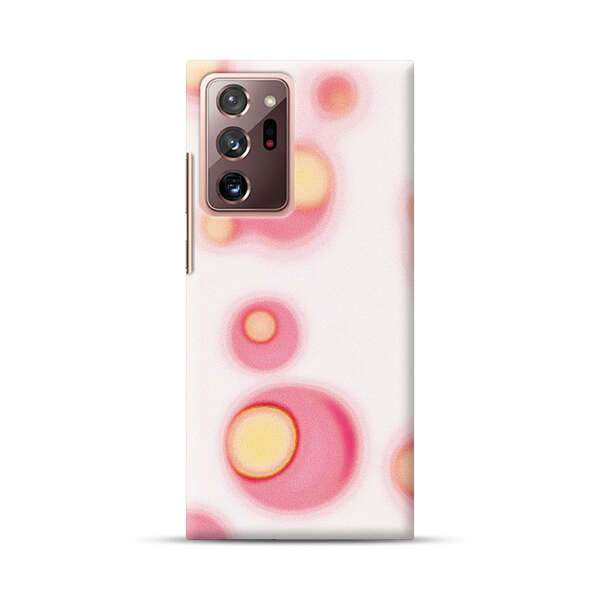 Abstract Pink and Yellow Blobs Samsung Galaxy Note20 Ultra (5G) Hard Case