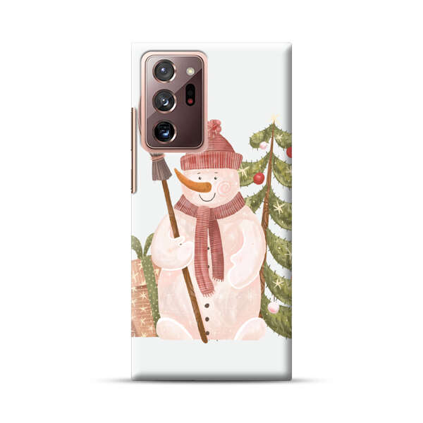 Charming Winter Snowman Illustration Samsung Galaxy Note20 Ultra (5G) Hard Case