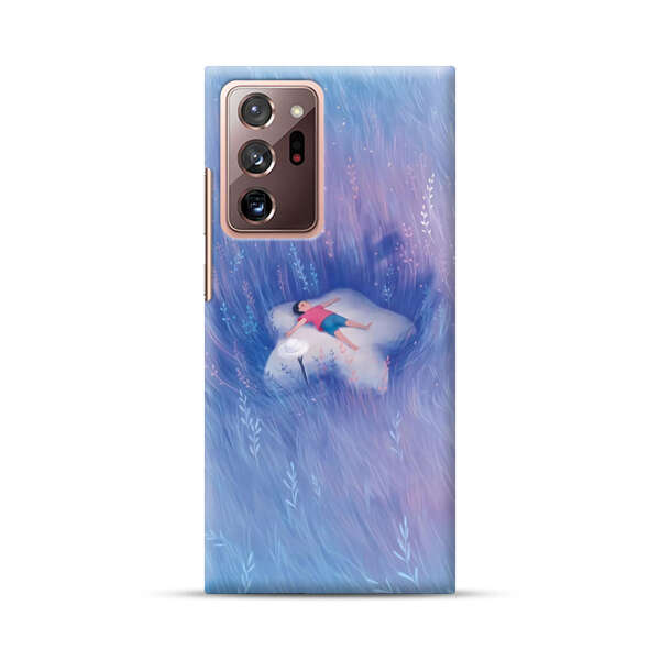 Child Relaxing in Dreamy Field Samsung Galaxy Note20 Ultra (5G) Hard Case
