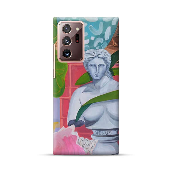 Classical Venus Bust with Green Leaves and Vibrant Vases Samsung Galaxy Note20 Ultra (5G) Hard Case