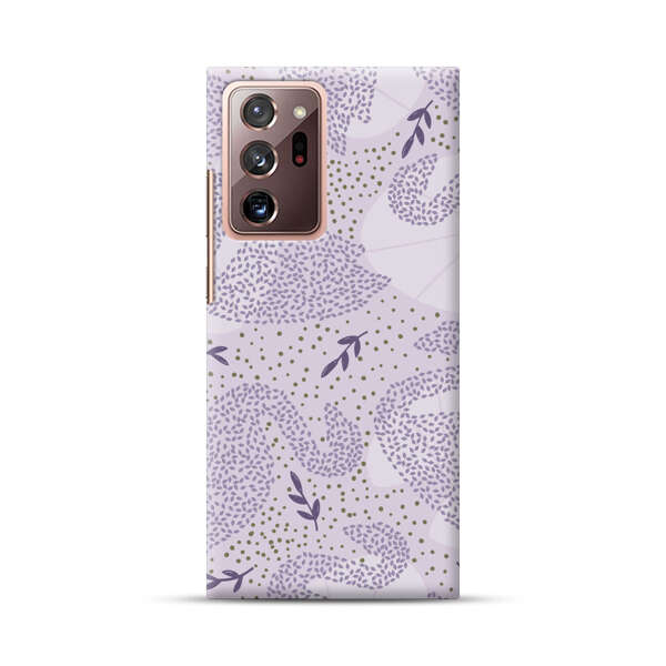 Lavender Swan Pattern Samsung Galaxy Note20 Ultra (5G) Hard Case