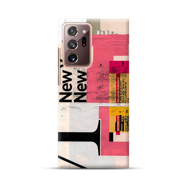 Modern Abstract Collage Artwork Samsung Galaxy Note20 Ultra (5G) Hard Case