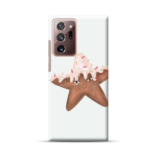 Smiling Gingerbread Star Cookie Samsung Galaxy Note20 Ultra (5G) Hard Case