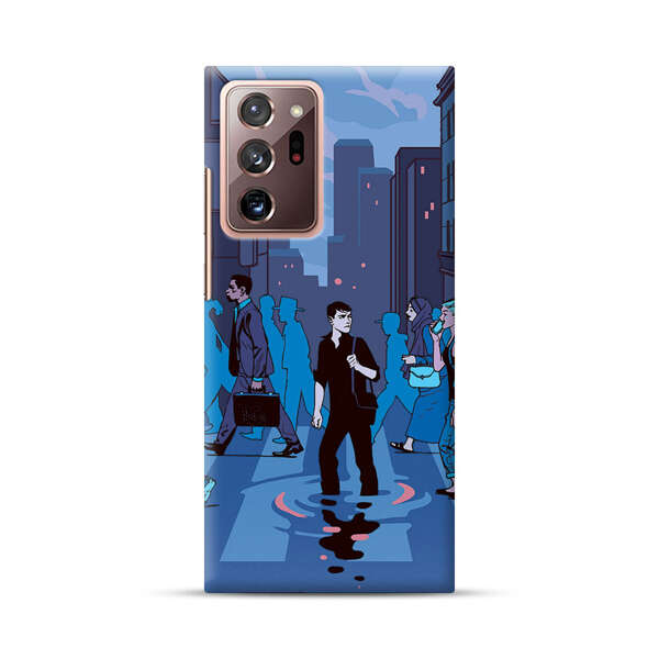 Urban Lonely Person Crosswalk Samsung Galaxy Note20 Ultra (5G) Hard Case