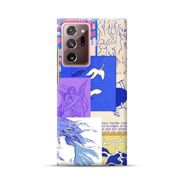 Vibrant Retro Pop Art Collage Samsung Galaxy Note20 Ultra (5G) Hard Case