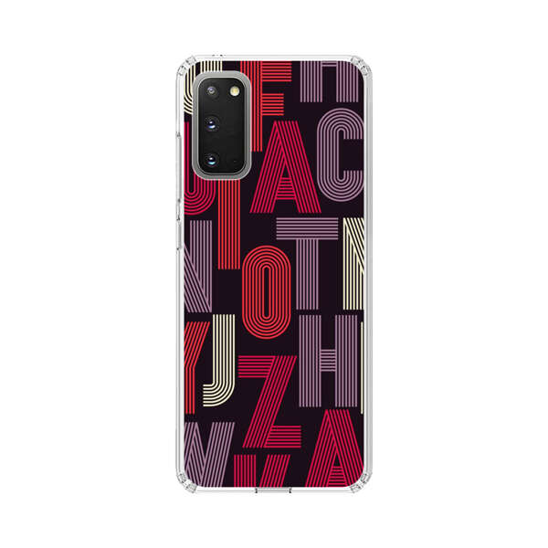 Abstract Letters Pattern Samsung Galaxy S20 (5G) Case