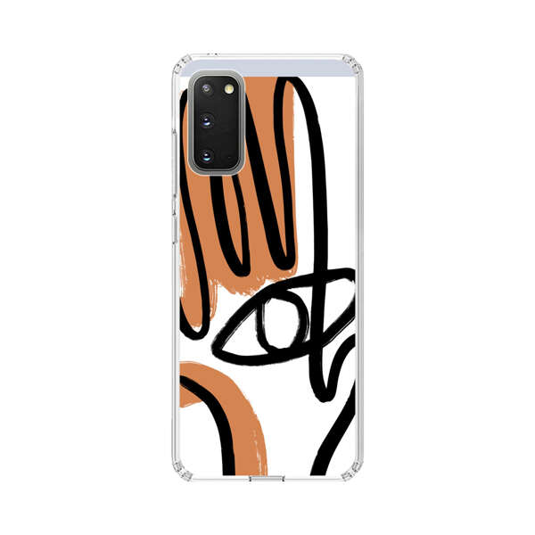 Abstract Minimalist Hand with Eye Samsung Galaxy S20 (5G) Case