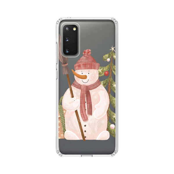 Charming Winter Snowman Illustration Samsung Galaxy S20 (5G) Case