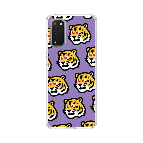 Cute Tiger with Heart Eyes Pattern Samsung Galaxy S20 (5G) Case