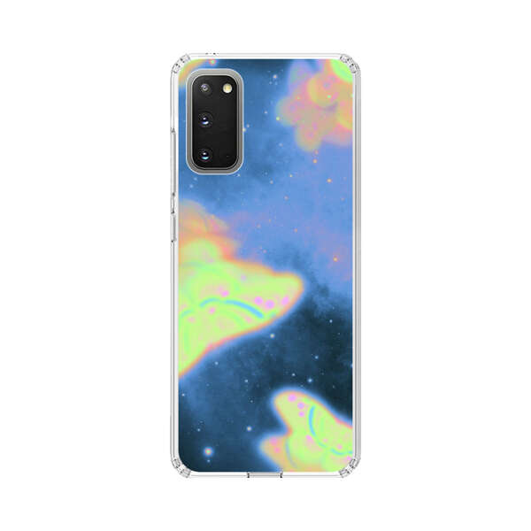 Dreamy Glowing Cosmic Butterflies Samsung Galaxy S20 (5G) Case