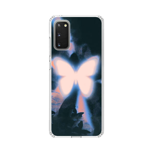 Glowing White Butterfly Samsung Galaxy S20 (5G) Case