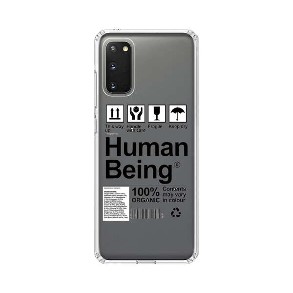 Human Being Fragile Label Design Samsung Galaxy S20 (5G) Case
