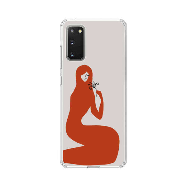 Minimalist Abstract Woman Silhouette Samsung Galaxy S20 (5G) Case