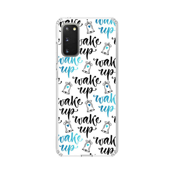 Motivational wake up call lettering pattern Samsung Galaxy S20 (5G) Case