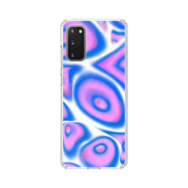 Vibrant Abstract Pink and Blue Swirl Pattern Samsung Galaxy S20 (5G) Case