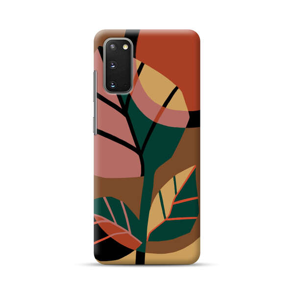 Abstract Geometric Leaves Design Samsung Galaxy S20 (5G) Hard Case