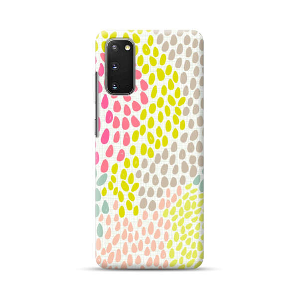 Colorful Abstract Teardrop Pattern Samsung Galaxy S20 (5G) Hard Case