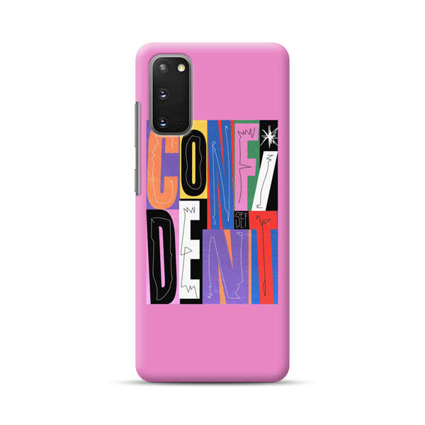 Confident Bold Colorful Typography Samsung Galaxy S20 (5G) Hard Case