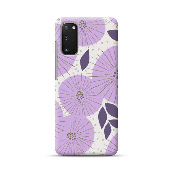 Lavender Flower Pattern Samsung Galaxy S20 (5G) Hard Case
