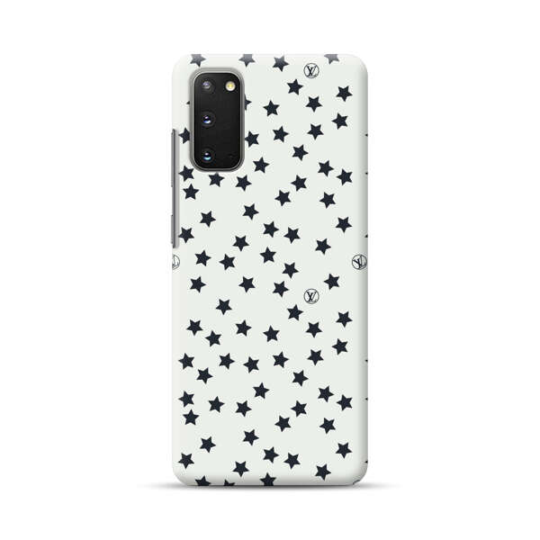 Minimalist Black Stars Pattern Samsung Galaxy S20 (5G) Hard Case