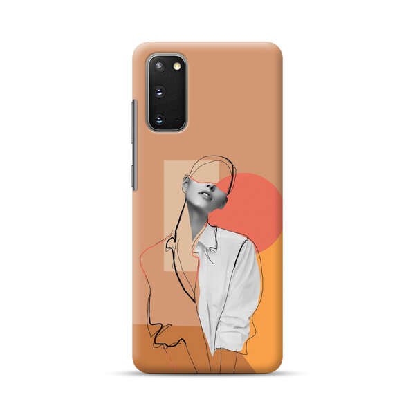 Stylish Abstract Portrait Art Samsung Galaxy S20 (5G) Hard Case