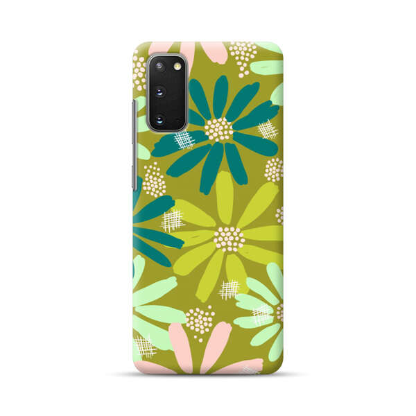 Vibrant Floral Daisy Pattern Samsung Galaxy S20 (5G) Hard Case