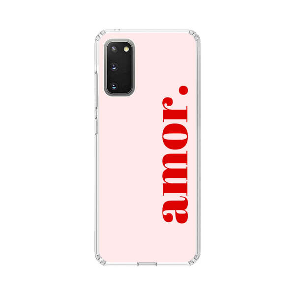 Amor Love Bold Red Text Samsung Galaxy S20 FE (5G) Case