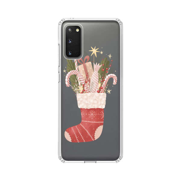 Christmas Stocking with Gifts and Candy Canes Samsung Galaxy S20 FE (5G) Case
