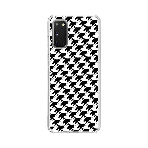Classic Black and White Houndstooth Pattern Samsung Galaxy S20 FE (5G) Case
