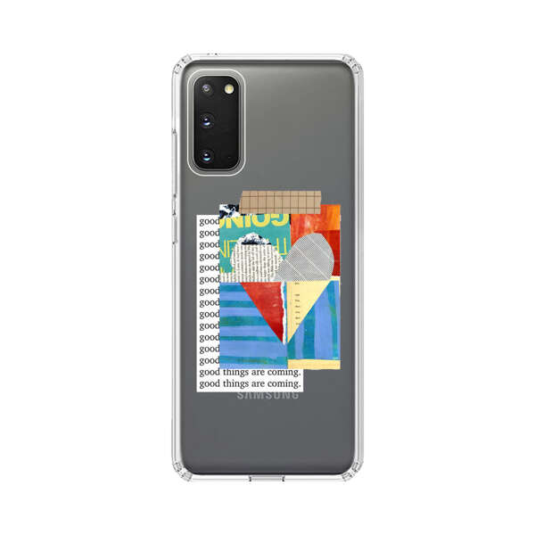 Colorful Abstract Collage with Geometric Shapes Samsung Galaxy S20 FE (5G) Case