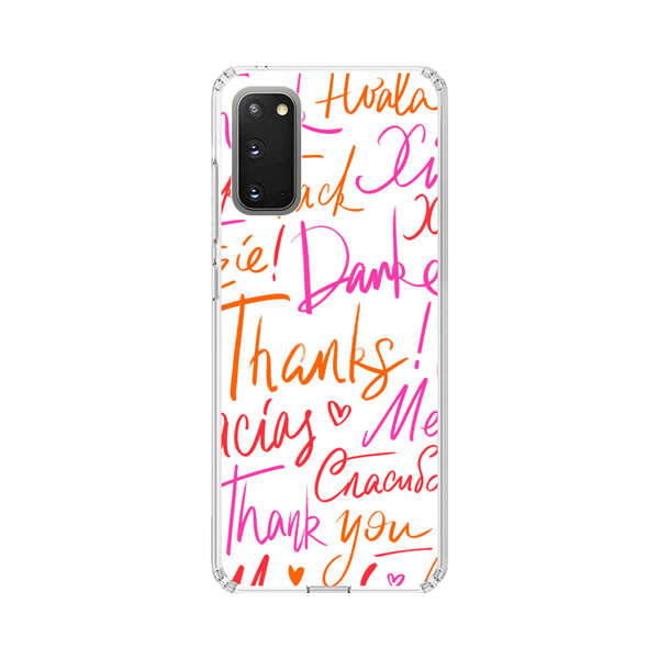 Colorful Thank You Multilingual Pattern Samsung Galaxy S20 FE (5G) Case