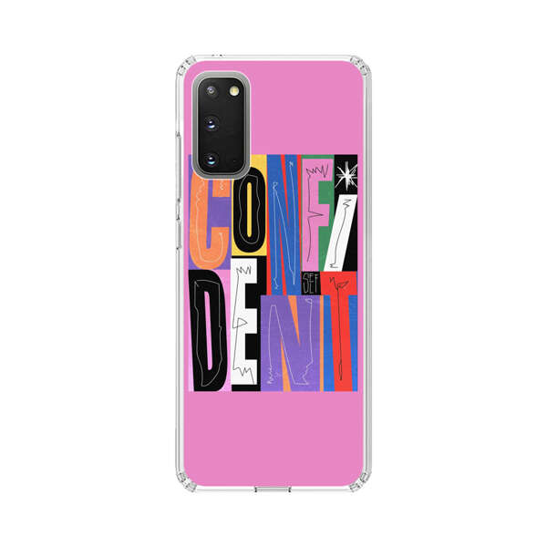 Confident Bold Colorful Typography Samsung Galaxy S20 FE (5G) Case