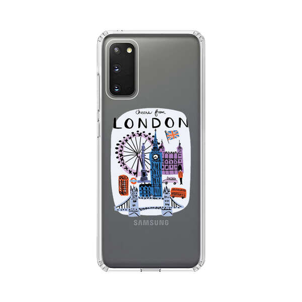 London Iconic Landmarks Illustration Samsung Galaxy S20 FE (5G) Case